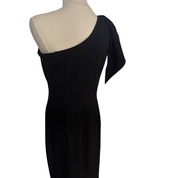 NWT Dress The Population M Black One Shoulder Gown - Picture 14 of 16